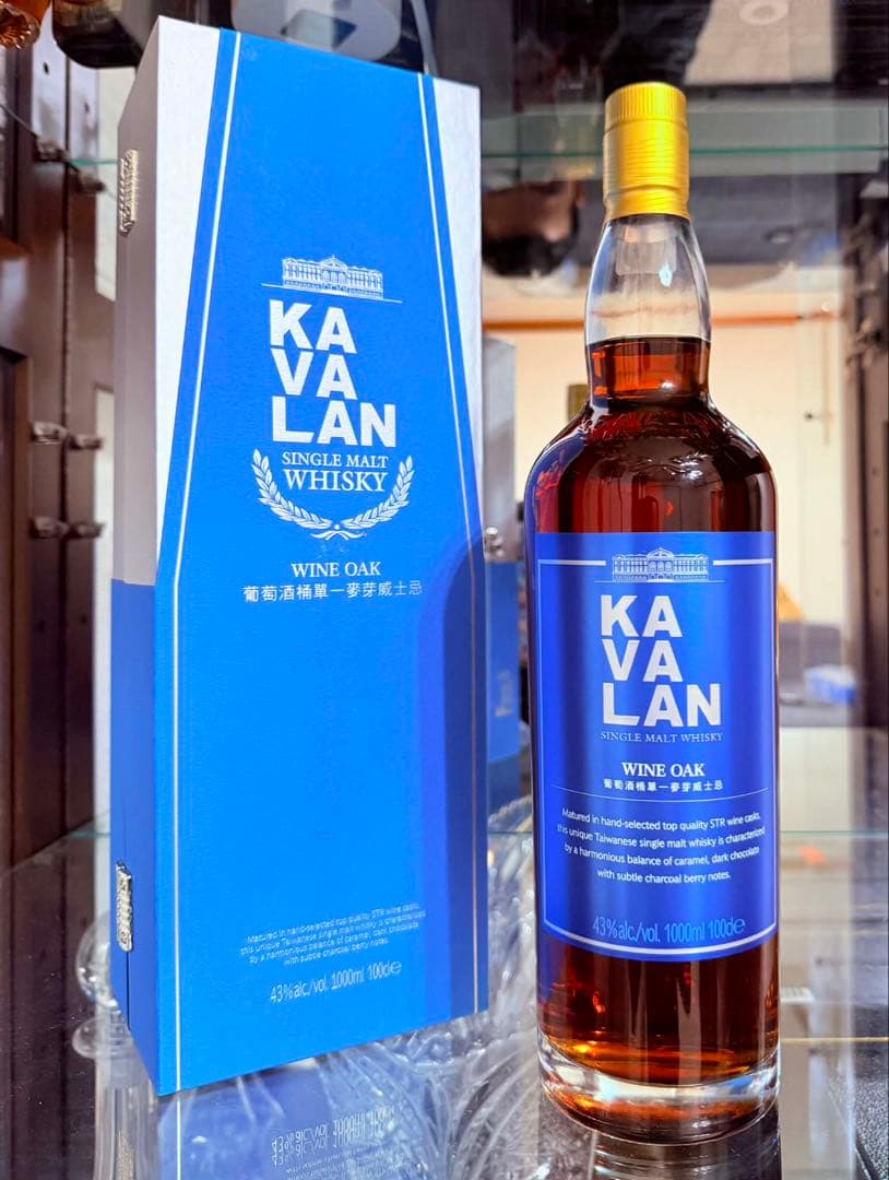 KAVALAN WINE OAK シングルモルトウイスキー 1000ml. - メルカリ