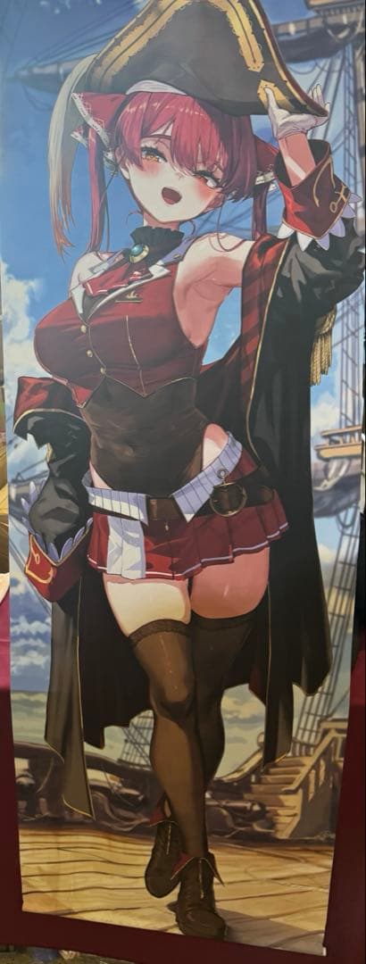 C107 CIRCLE SEASIDE 宝鐘マリン 等身大タペストリー