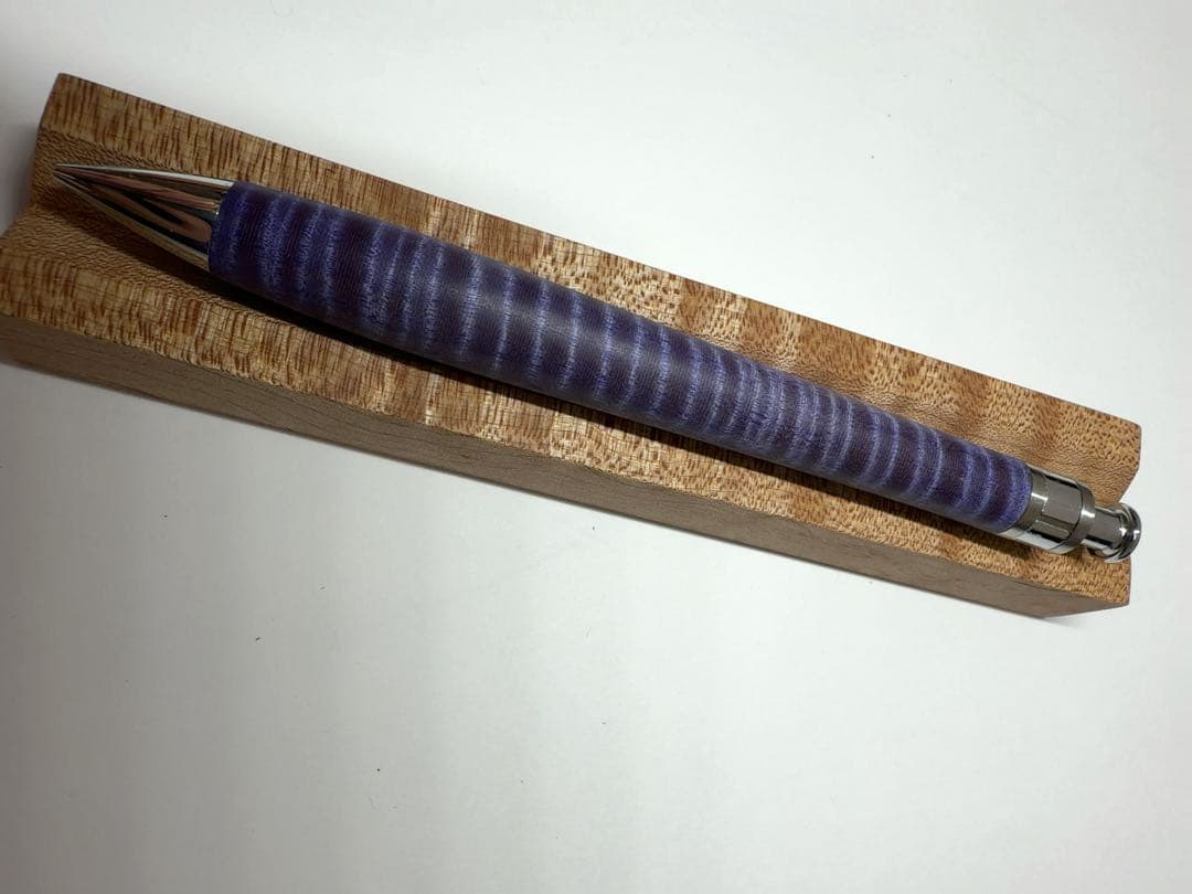 工房楔　スタビライズドウッド　栃ちぢみ杢　ペンシル楔シャープペンシル 0.7mm