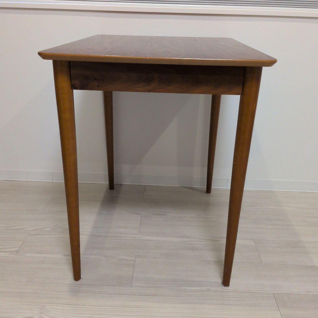 NOCE ダイニングテーブル ウォールナット 80×60×75cm(高さ)