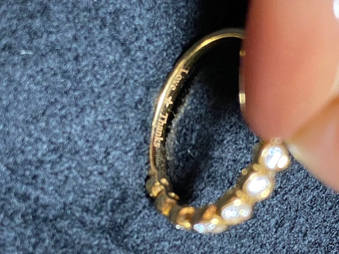 ハーフエタニティリング K18 ダイヤモンド 0.3ct Bague03