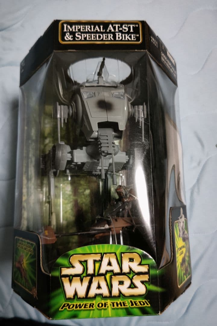 スターウォーズ　インペリアルAT-ST＆スピーダーバイク　イウォーク付き