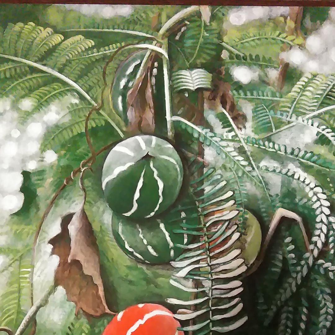 日本画(11)　木漏れ日