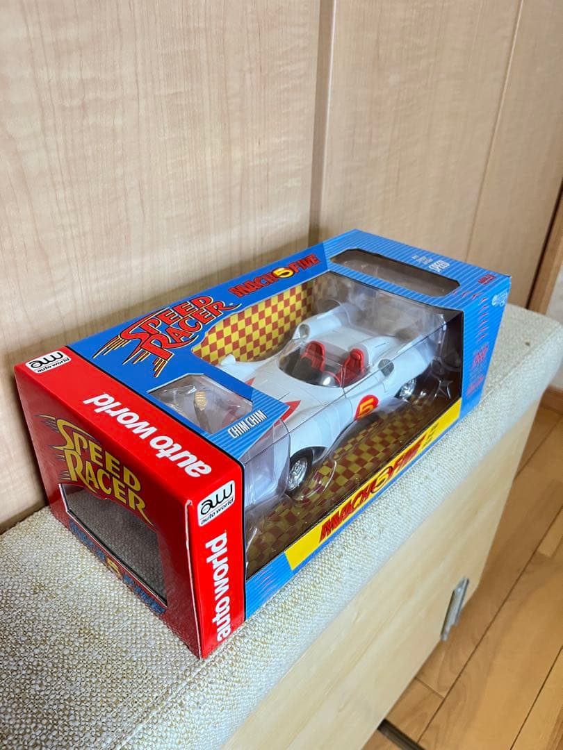 新品未開封　AUTO WORLD 1/18 マッハ号　ギミック多数