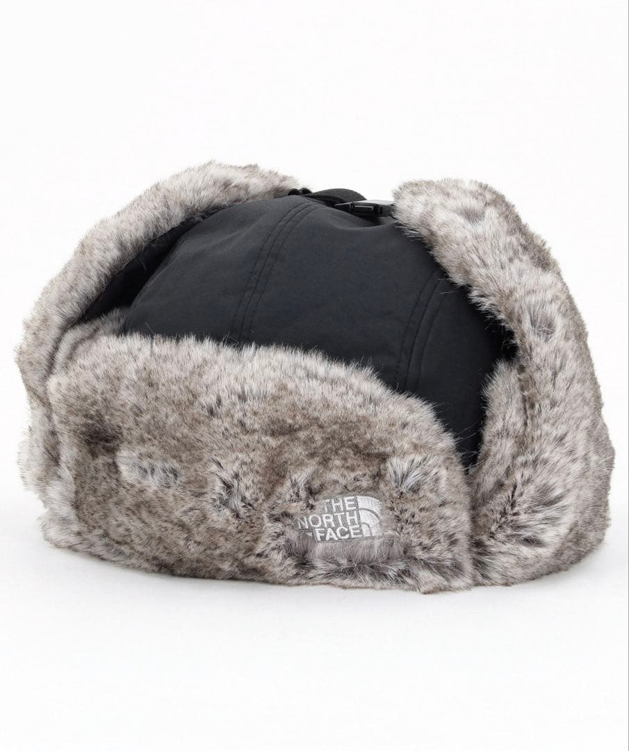 THE NORTH FACE フライトキャップ 黒/グレー