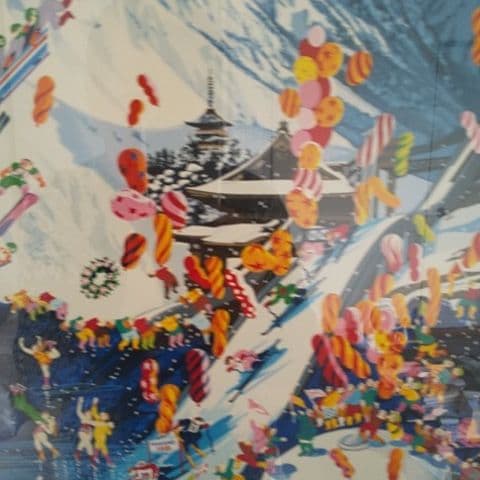 ショップ ヒロヤマガタのシルクスクリーン[長野オリンピック]