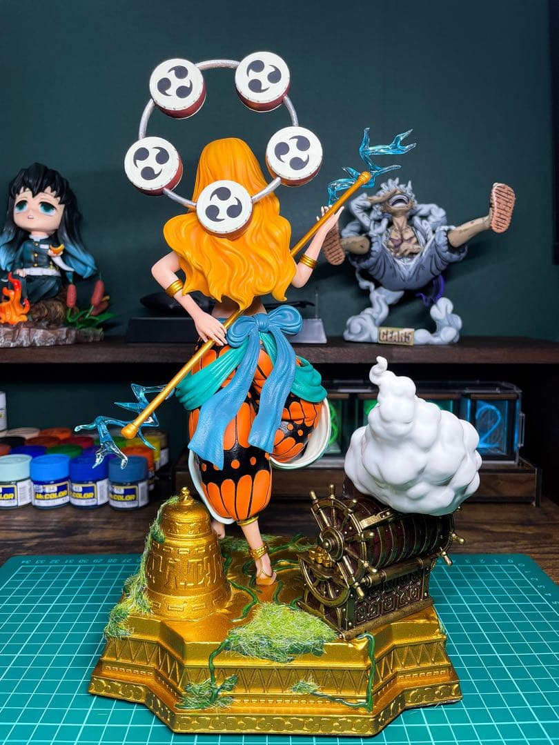 ONE PIECE エネルコス ナミ フィギュア ガレージキット - メルカリ