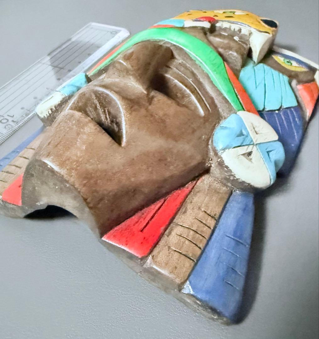 k*様 メキシコ伝統 マヤ文明 ウッドマスク 木製 仮面 お面 手彫り