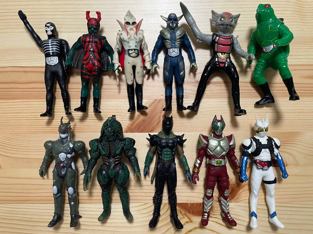 仮面ライダー 怪人 ソフビ ライダーヒーローシリーズ フィギュア 仮面