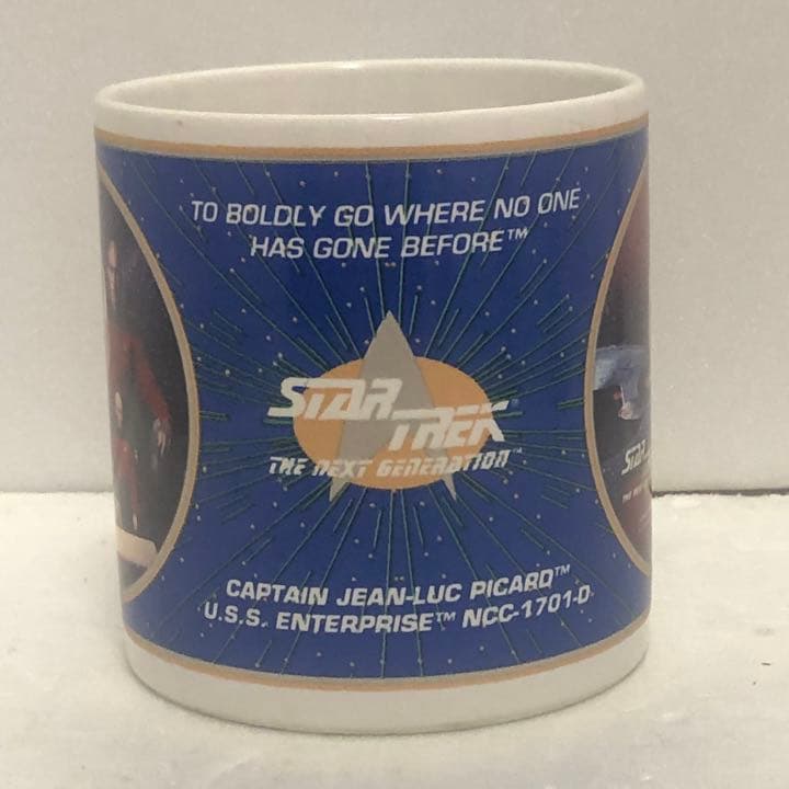 スタートレック TNG ピカード、データ、ジャッジア 絵皿と