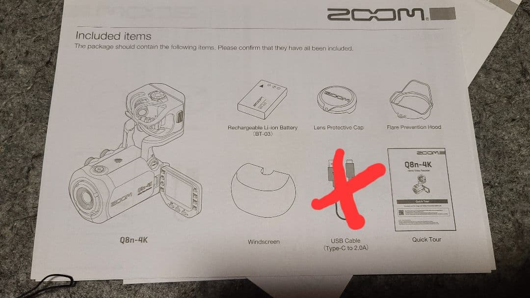 ZOOM Q8n-4K ハンディビデオレコーダー