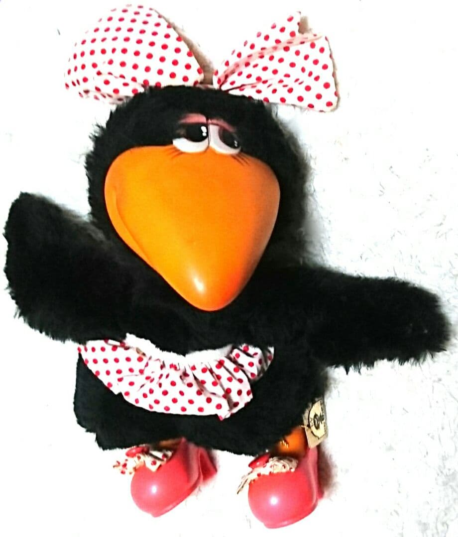 新品 レア セキグチ クロッポ カラス 烏 クタクタ 人形 ぬいぐるみ