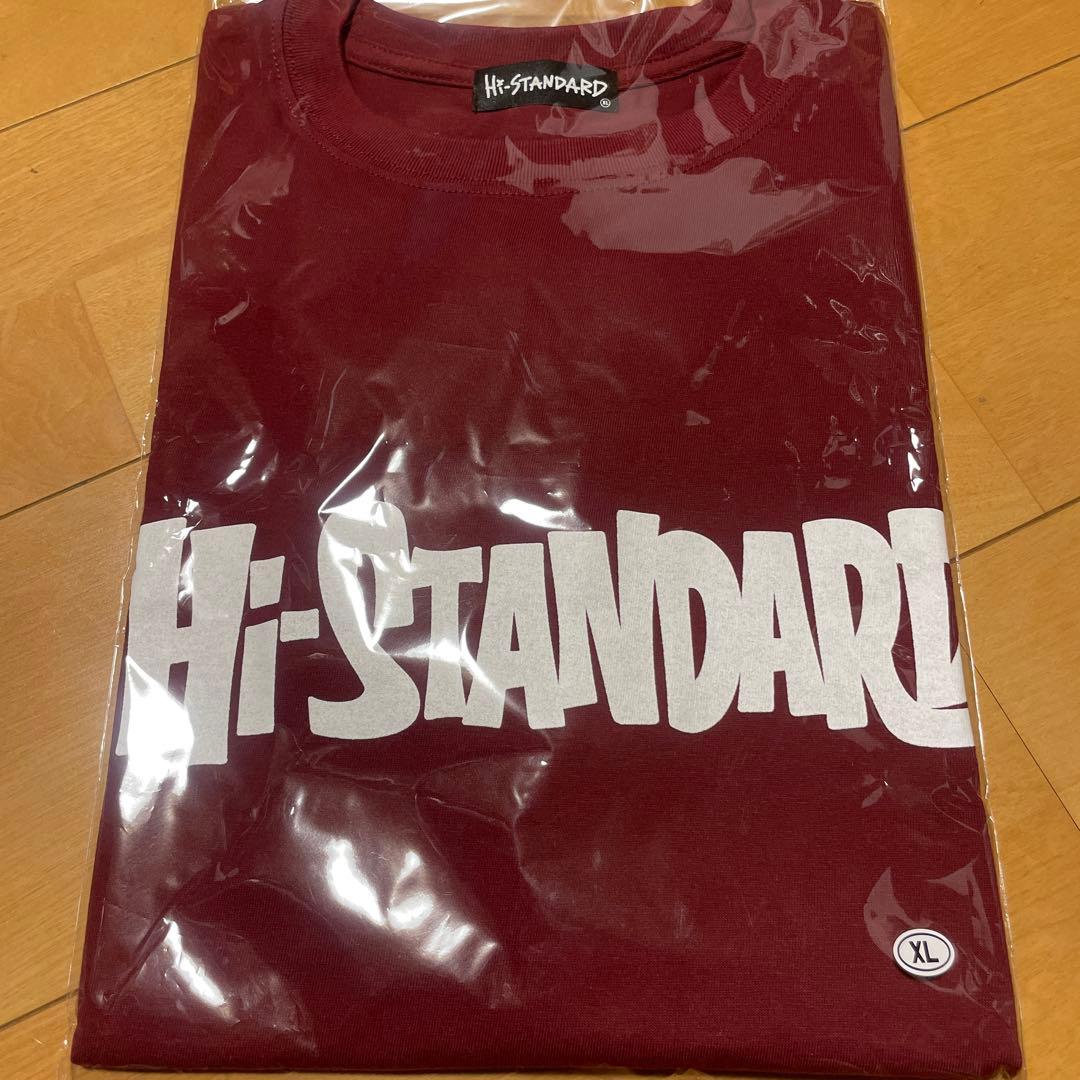 未使用】Hi-STANDARD XL Tシャツ バーガンディー パンスプ限定