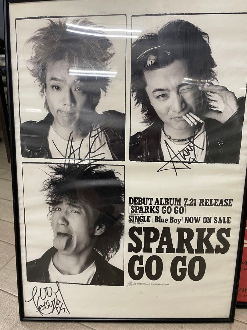 ポスター5枚（スパークスゴーゴー、ザ・コレクターズ、ザ・ハイロウズ