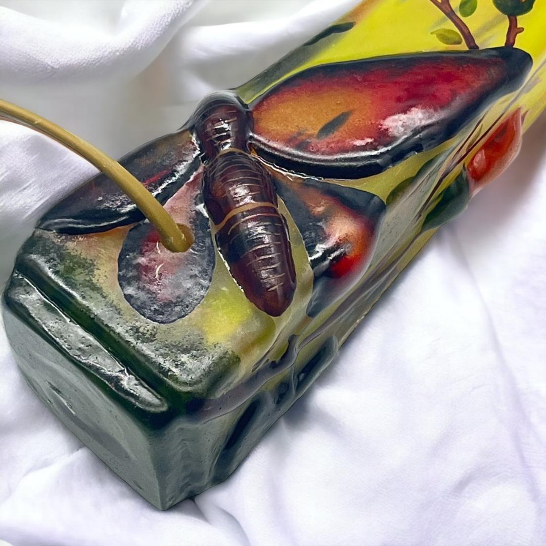 ドームナンシー 卓上照明 高さ21cm 被せガラス アンテルカレール 立体