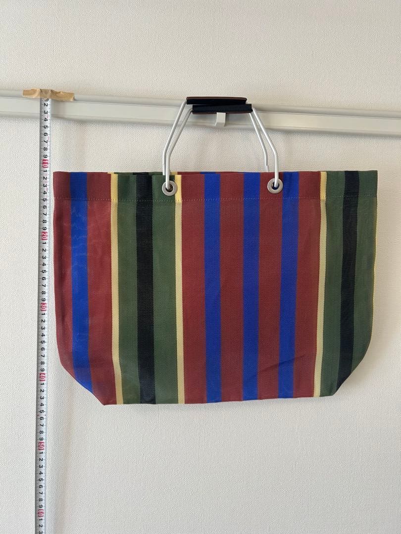 MARNI ストライプキャンバスバッグ　最終お値下げ