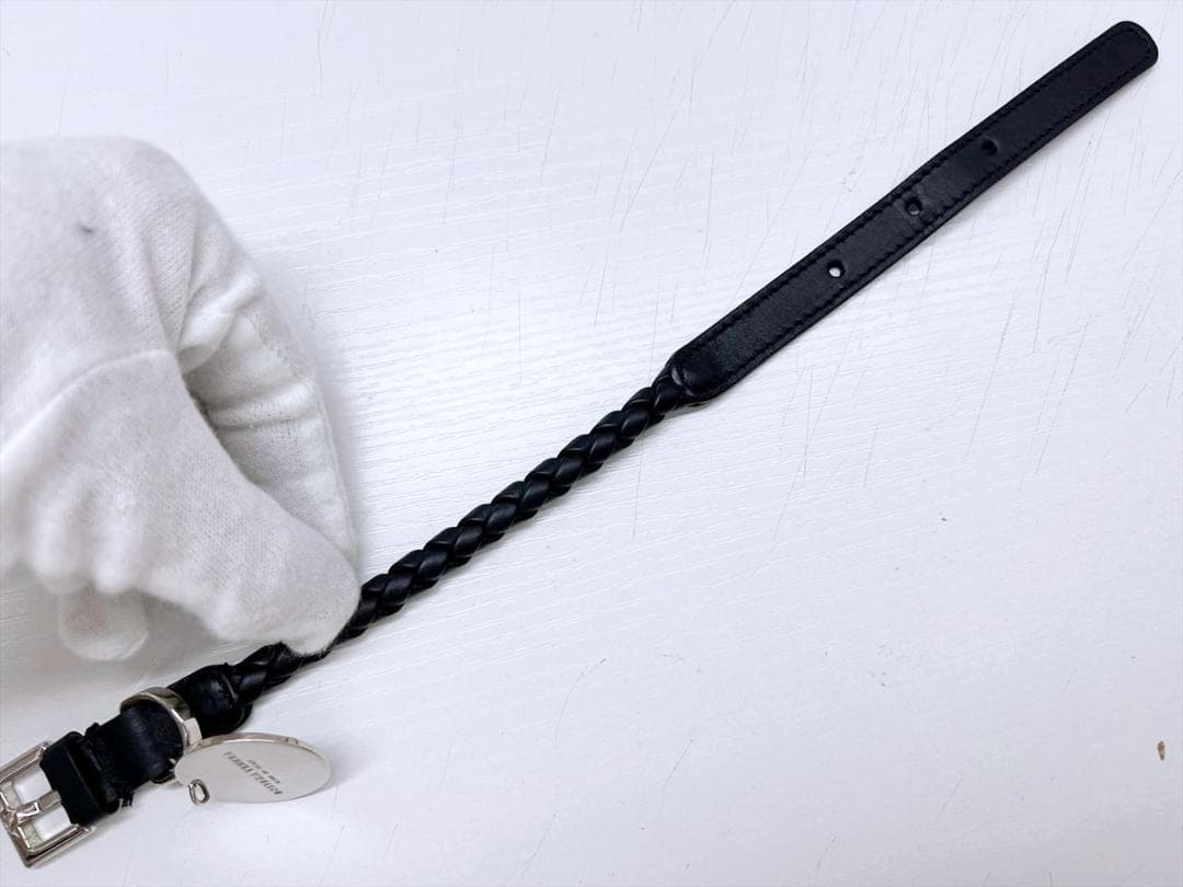 ほぼ未使用 美品 ボッテガヴェネタ イントレチャート ドッグカラー 首輪