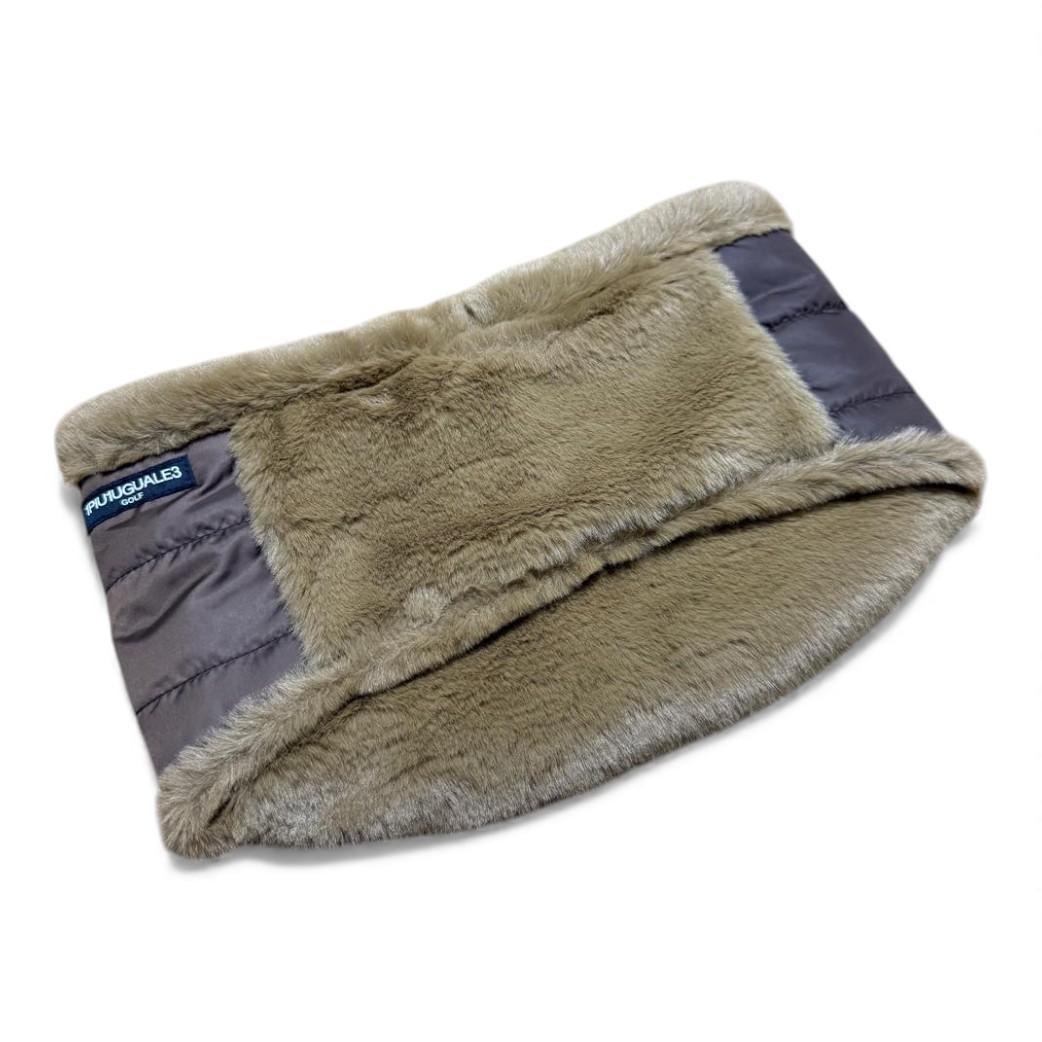 1PIU1UGUALE3 GOLF ネックウォーマー ファー ゴルフウェア