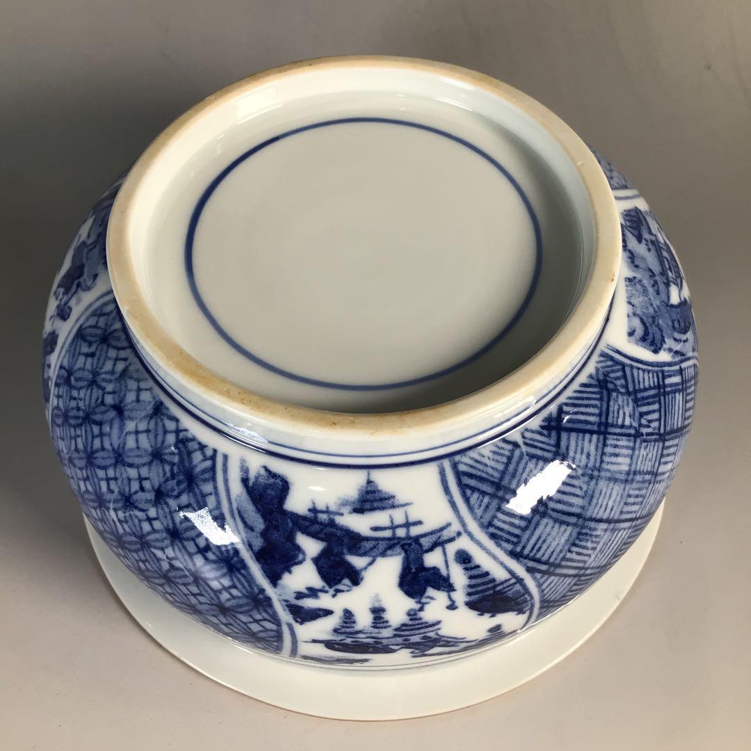 N391皆具『京焼貴山造』『染付祥瑞文』『水指建水蓋置杓立』共箱