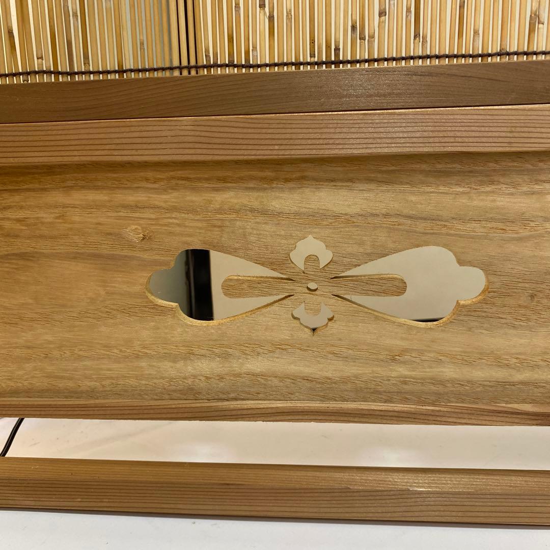 茶道具】七宝透かし風炉先 葦簾 襖セット