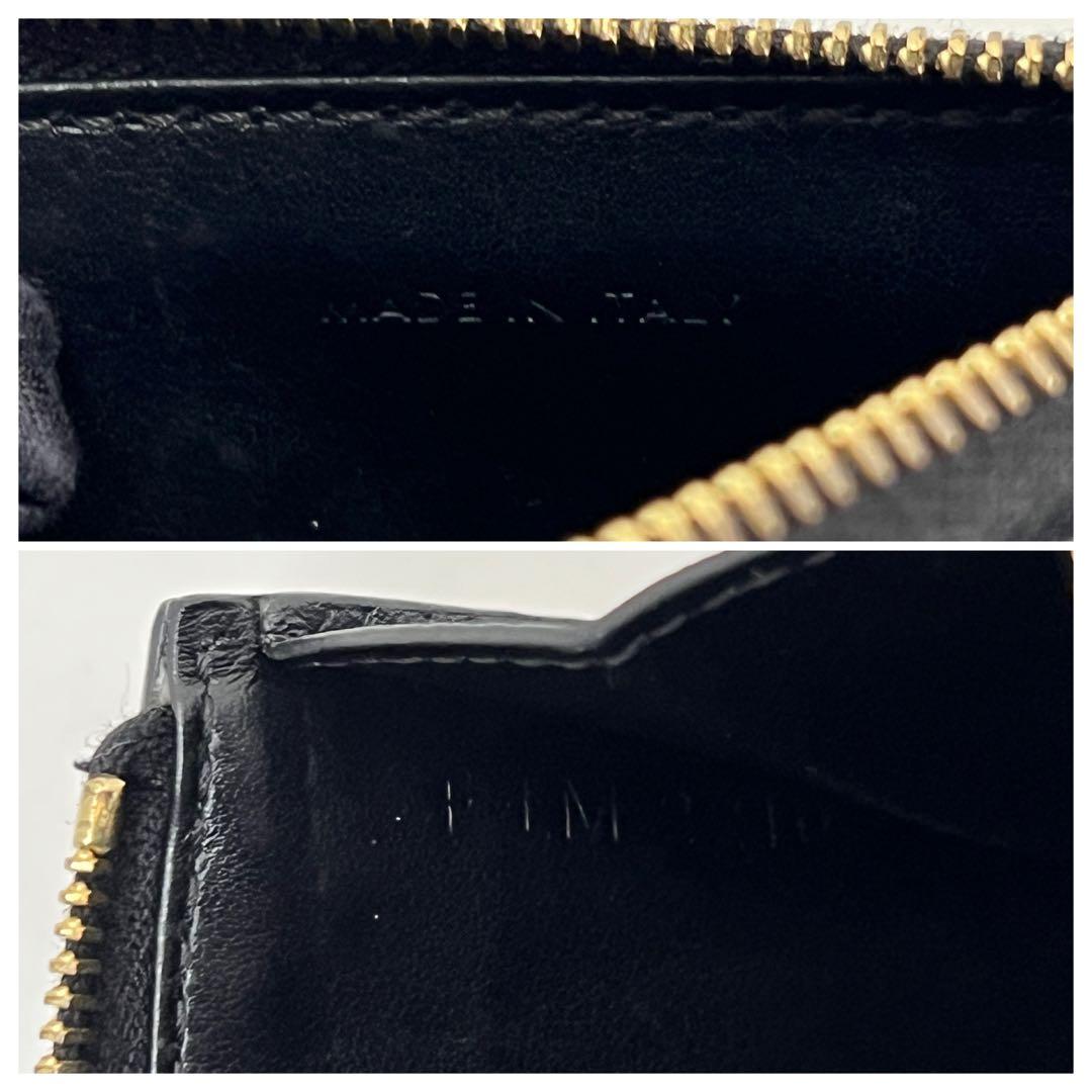 セリーヌ ジップ付きカードホルダー ケース ブラック CELINE