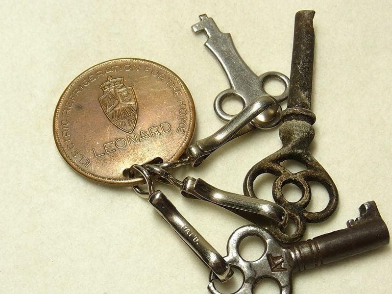 《k250》１９３３年 シカゴ万国博覧会 Leonard社 記念キーフォルダー