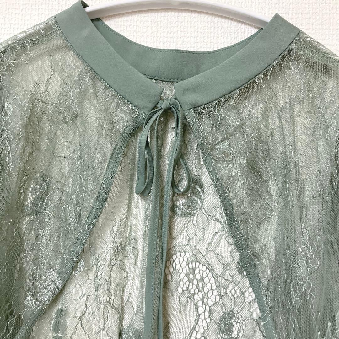 美品　人気　カナ　3way レースボレロセット フレア パーティー ドレス M