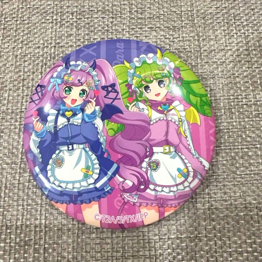 プリパラ ハートデビデビパーティー らぁら ファルル 缶バッジ - メルカリ