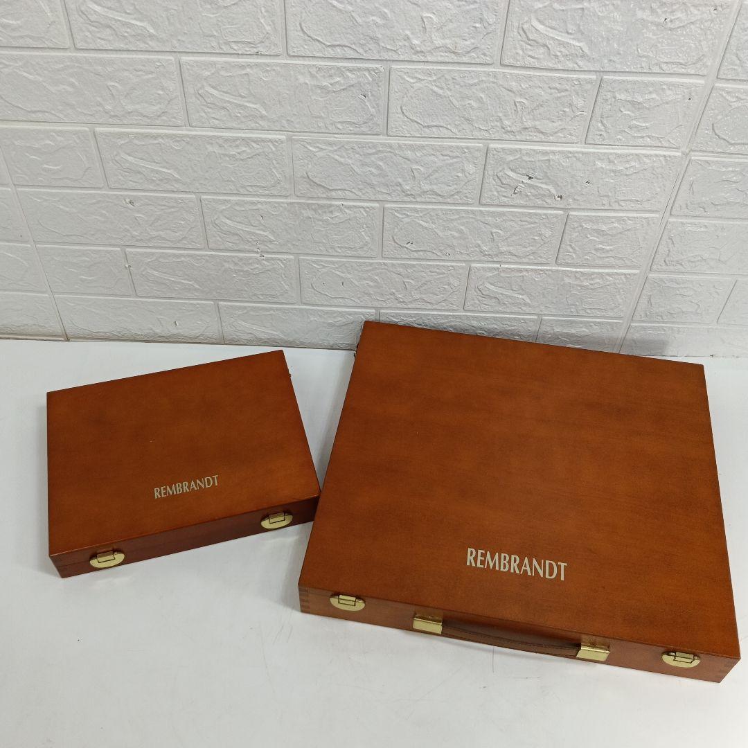 Rembrandt 絵具セット 木製ケース付き セット上109