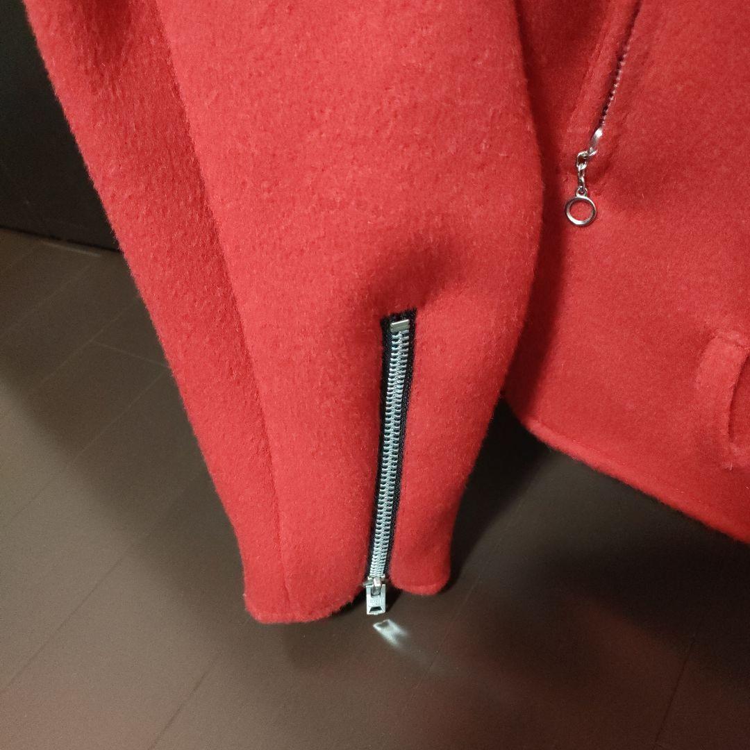 SCHOTT×STUSSY　コート　レッド