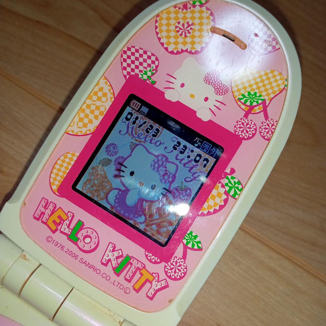 激レア】ハローキティ キッズケータイ 携帯電話 平成レトロ - メルカリ