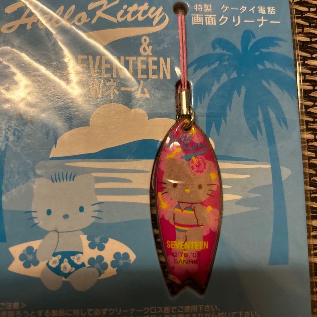 ハローキティ SEVENTEEN ハローキティ SEVENTEEN 画面クリーナー 画面
