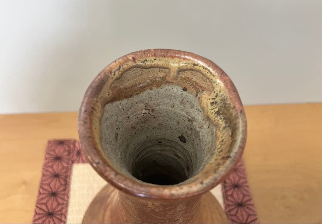 袮彦】一輪ざし 愚陶庵 仁泉 箱表書 江川蒼竹 西潟東平作 1967年 共箱