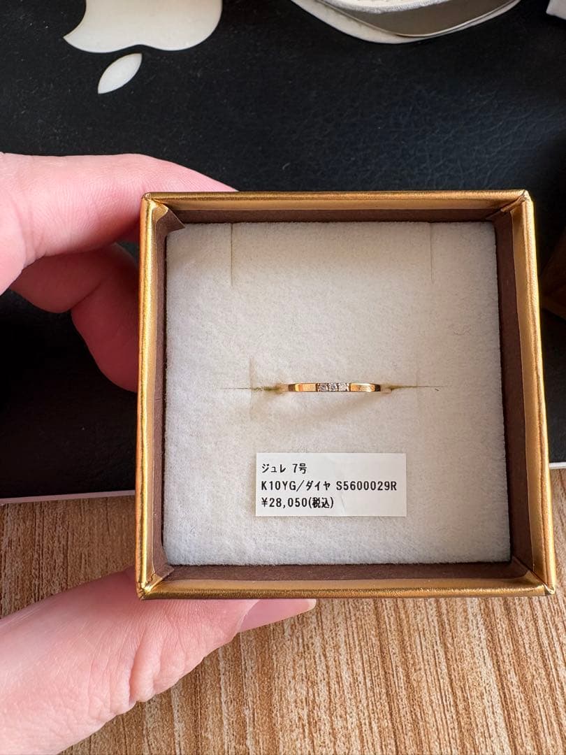新品 シエナロゼ ジュレ 7号 リング 指輪 K10 SIENAROSE