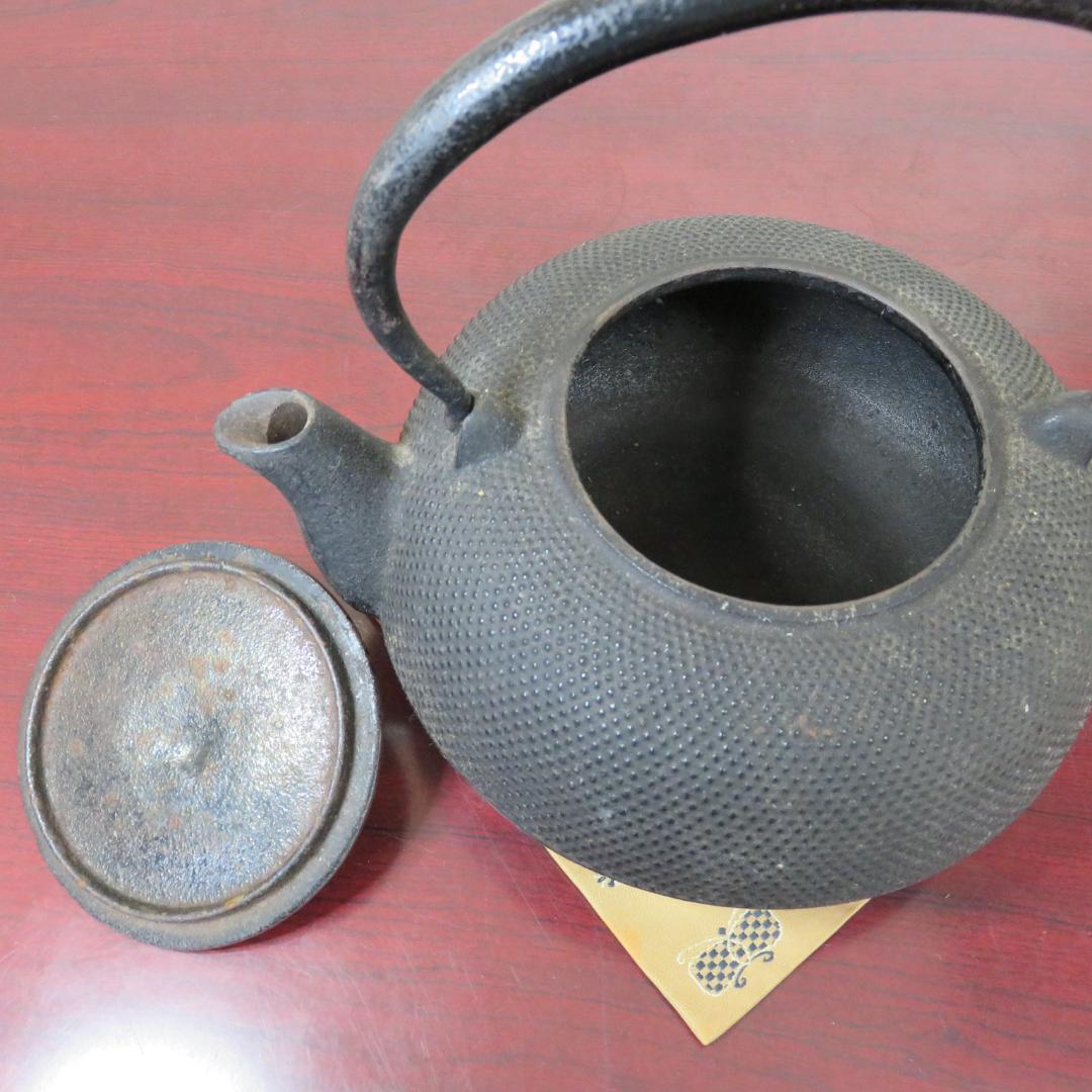 鉄瓶 銘なし 黒粒 錆 穴なし ケンケン昭和レトロ館 - メルカリ