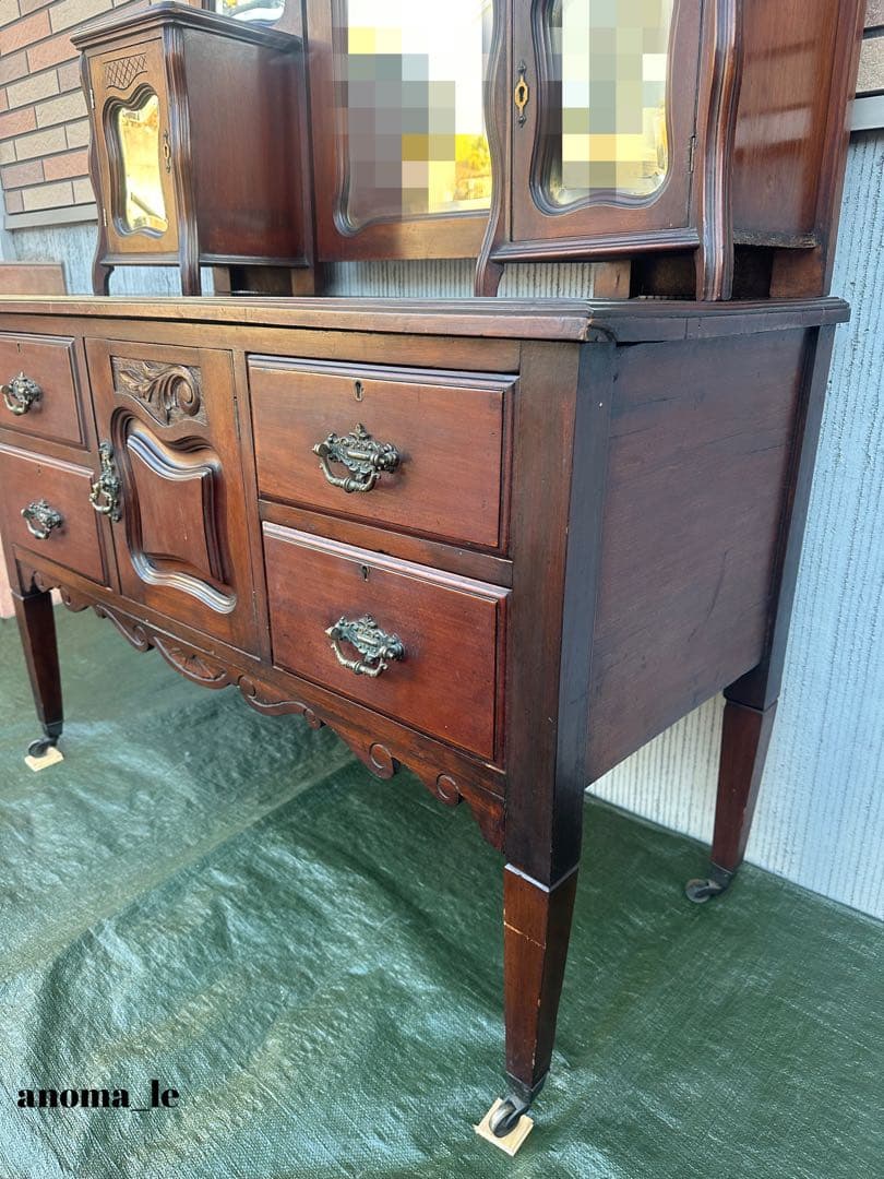 5008【パーラーキャビネット】英国アンティーク ドレッシングチェスト