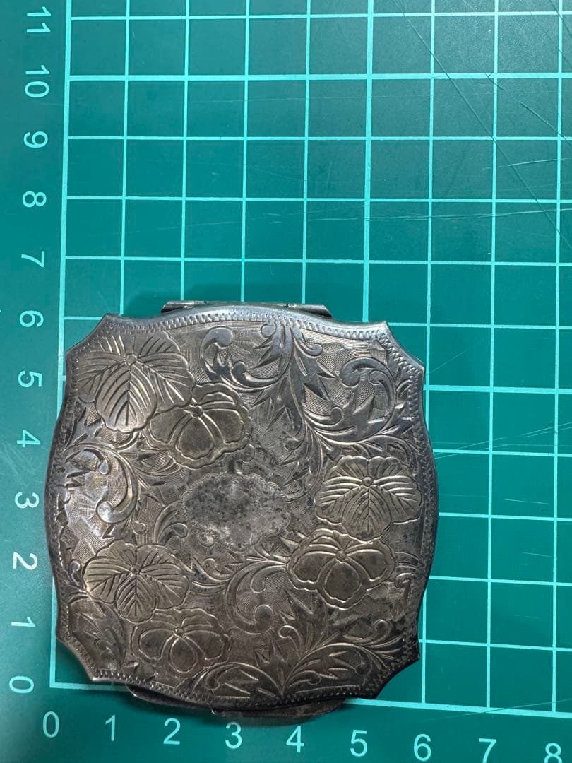 【アンティーク】シルバー製 パウダーケース 50.8g ヴィンテージ