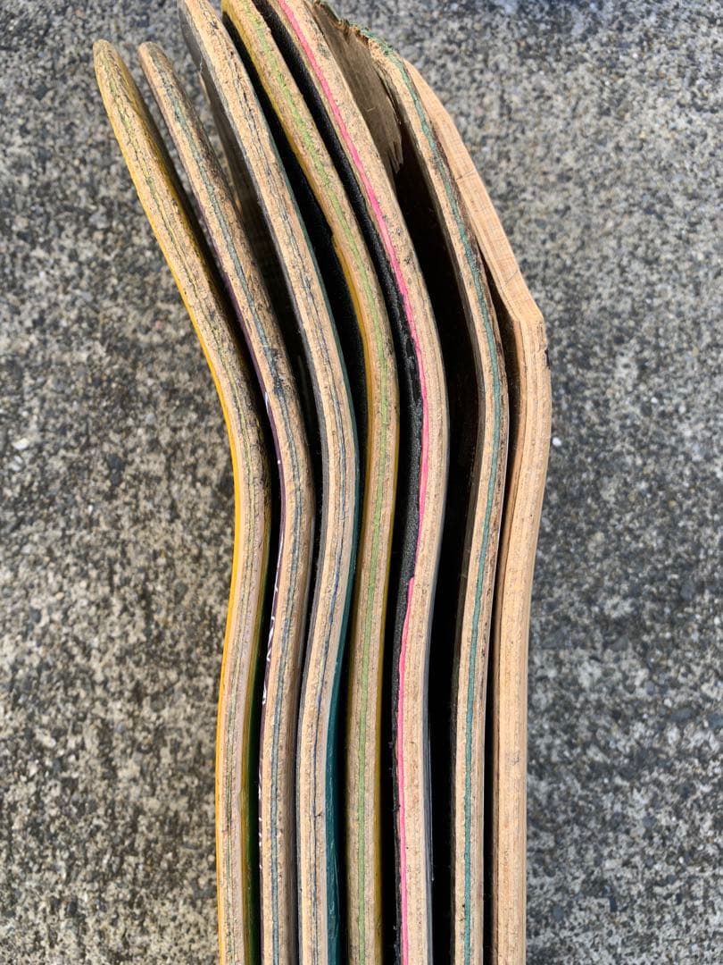 スケートボード　廃デッキ15枚セット