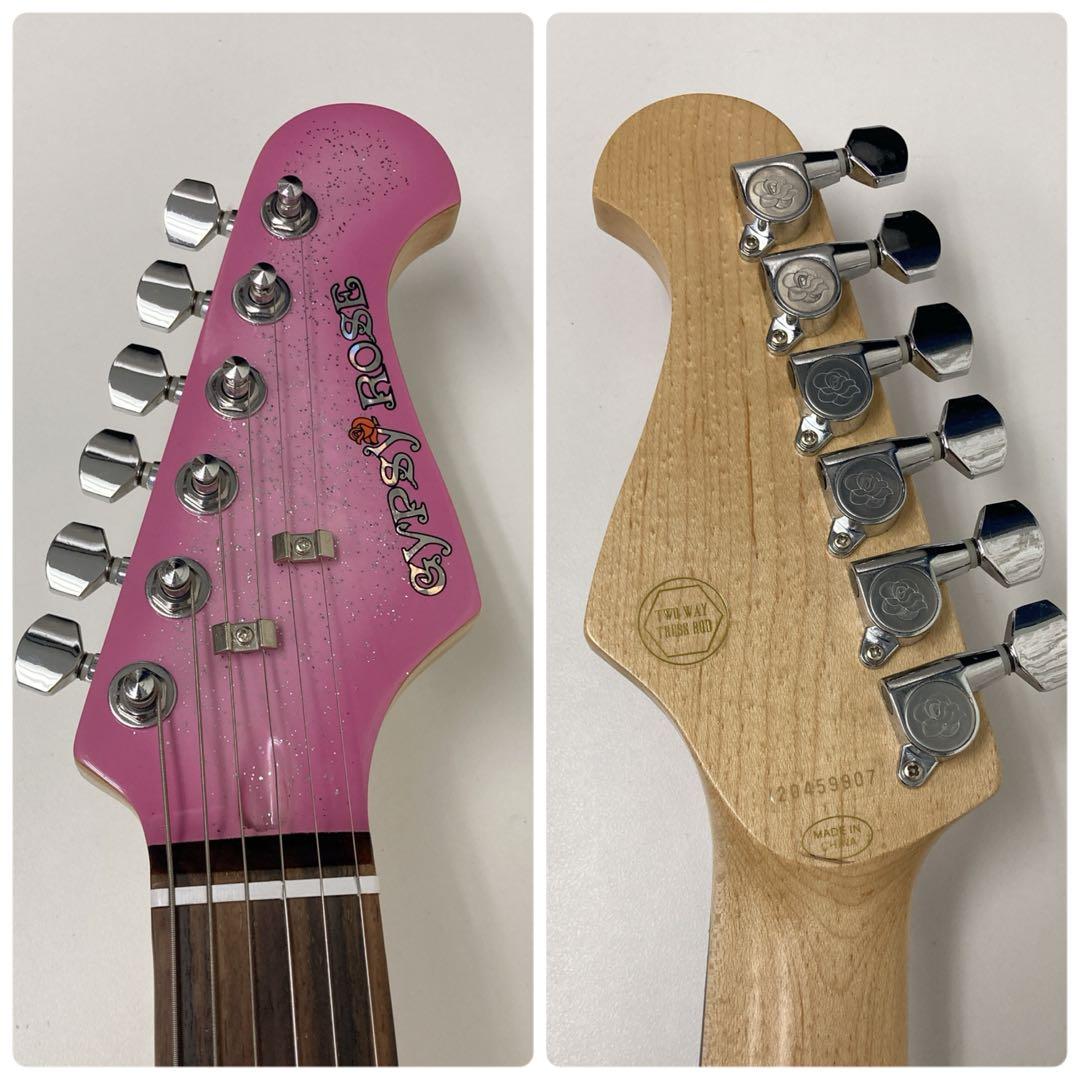 GYPSY ROSE 女子向けエレキギター ストラトタイプ - メルカリ