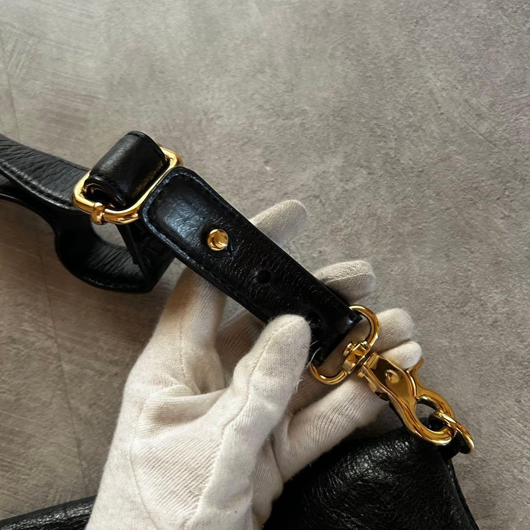 バッグ tory burch grunge shoulder bag y2k black