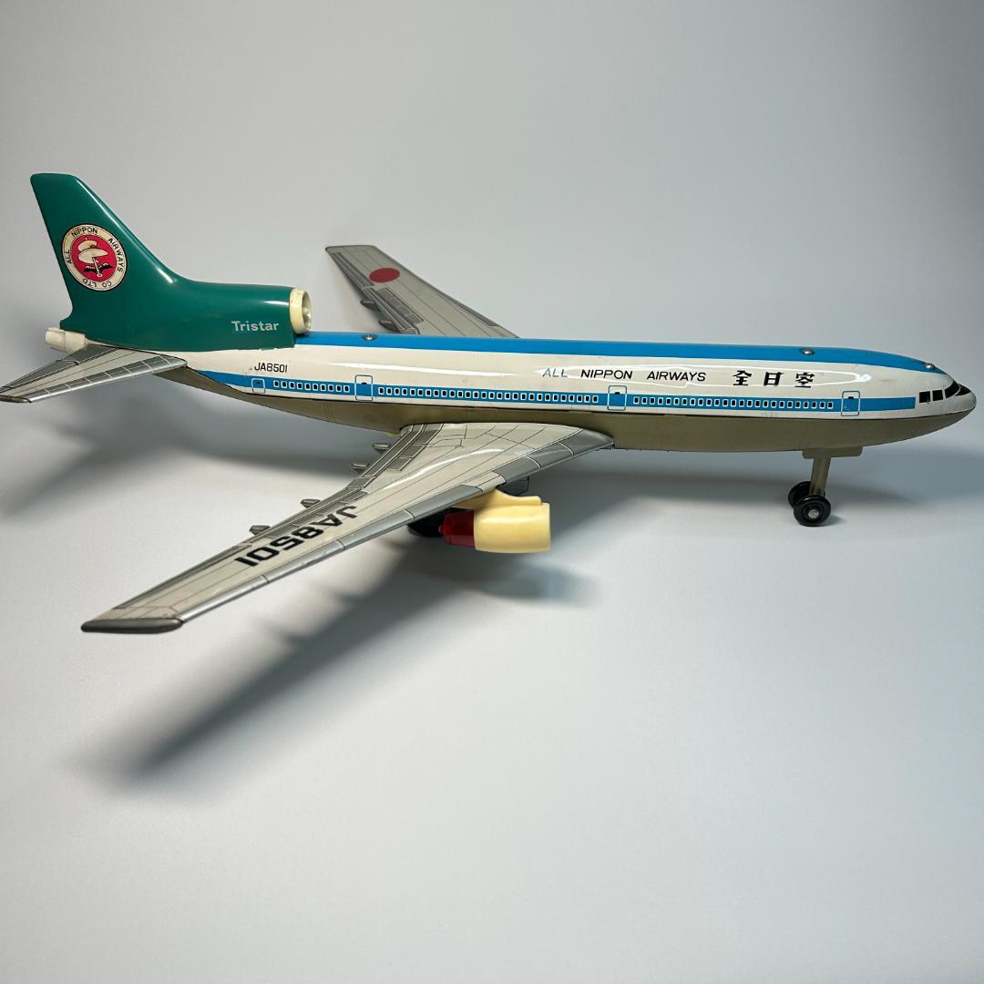 当時物 全日空 JA8501 ジャンボジェット トライスター ブリキ模型 飛行機