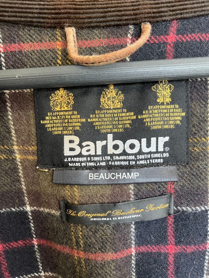 Barbour フード付きジャケット ダークブラウン　ビューチャンプXL