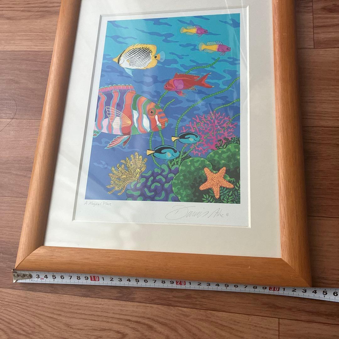 貴重 本人サイン David Ashe シルクスクリーン