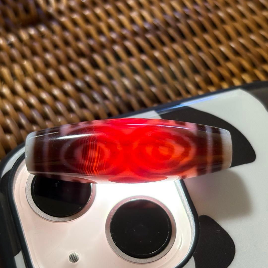 希少✩.*˚白ベース 龍眼天珠(*´˘`*)