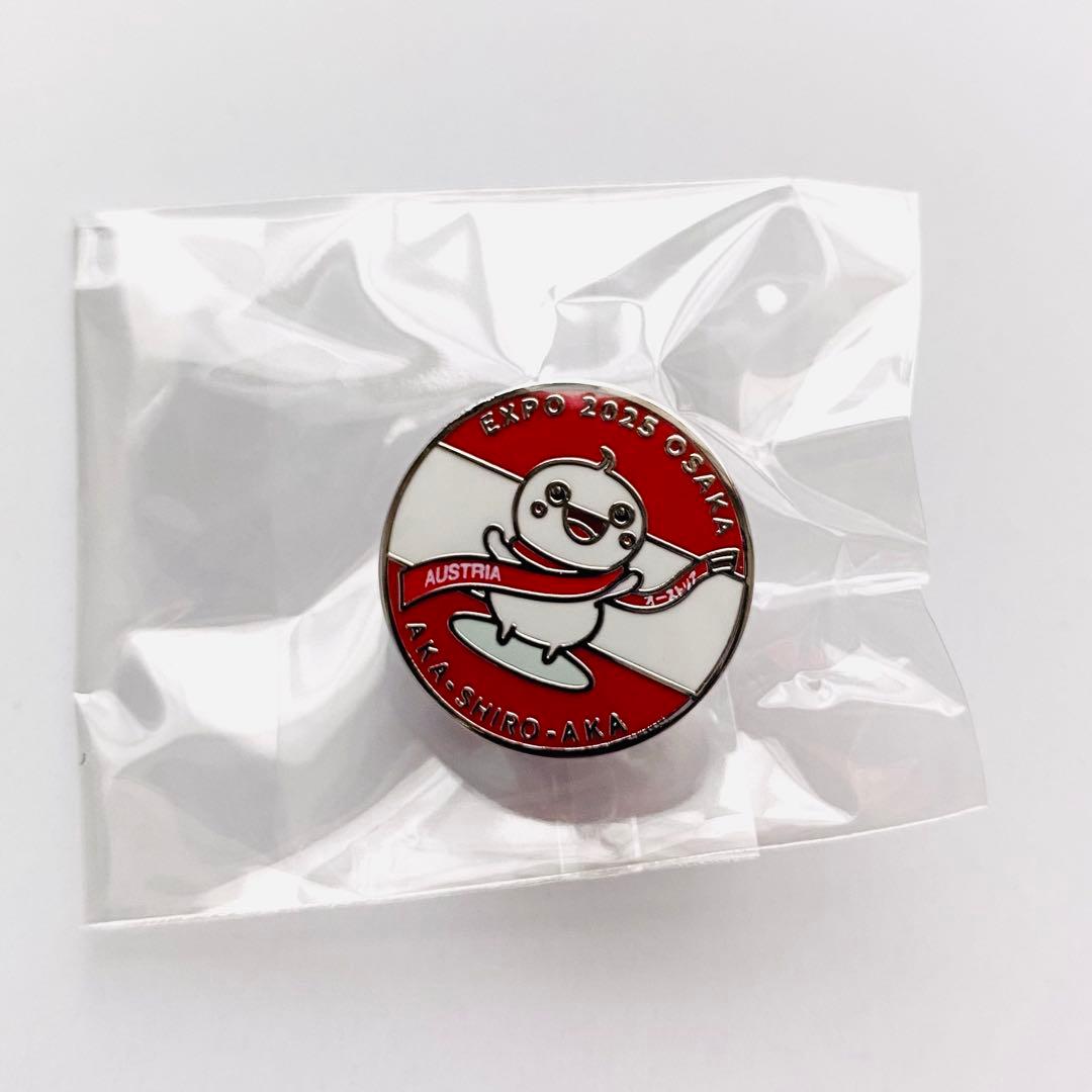 万博 オーストリア ピンバッジ - メルカリ