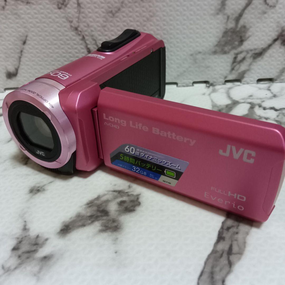 フルHDビデオカメラ ピンクJVC Victor Everio GZ-F100 JVC Everio GZ-F100-P [ピンク] 価格比較 - 価格.com