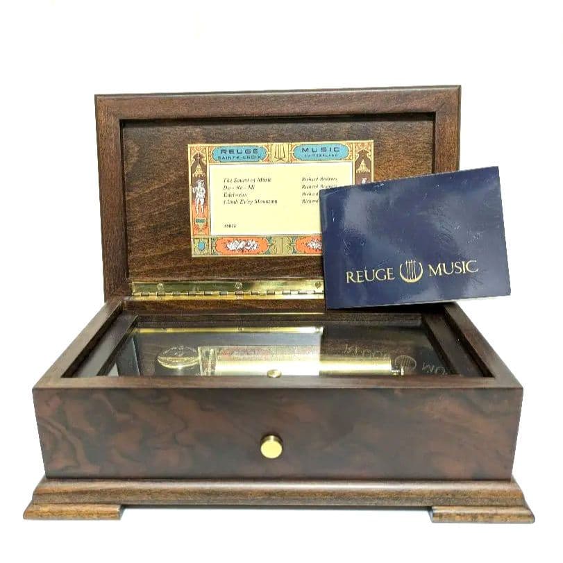 チョコミント リュージュ REUGE 50弁 4曲 スイス製 オルゴール