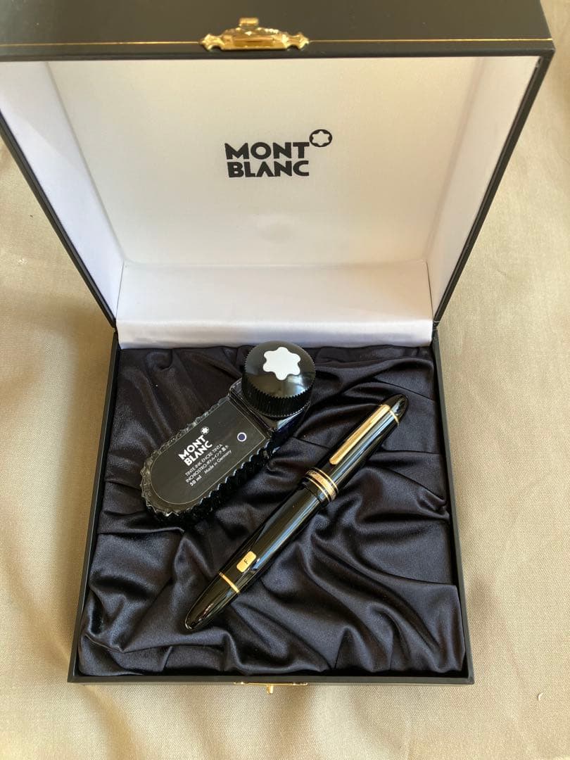 ネ*ギ様 MONT BLANC No. 149 万年筆 インクボトル付き ペンケ