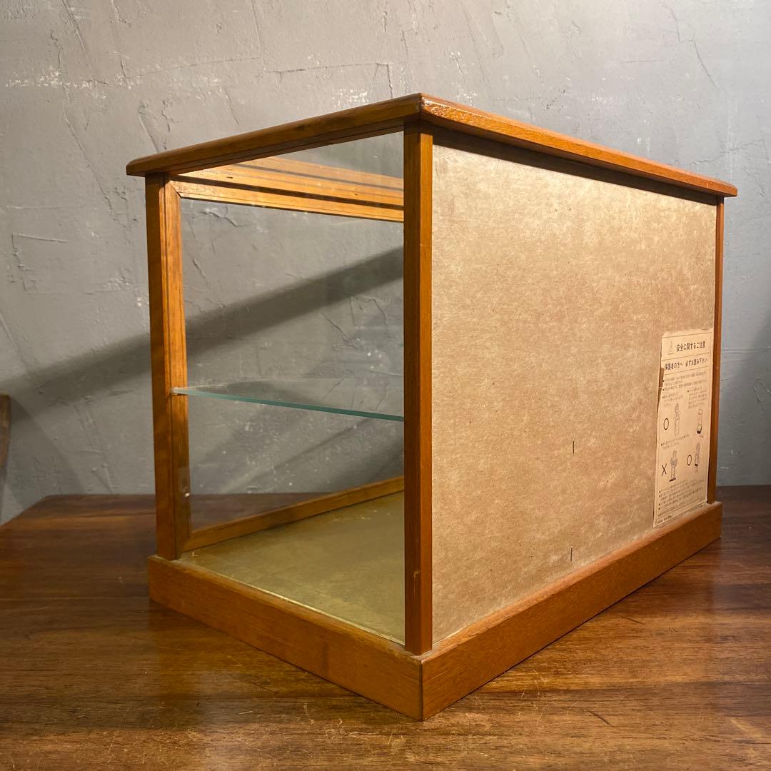 昭和レトロ 二段ショーケース 飾り棚 和家具 インテリア 什器