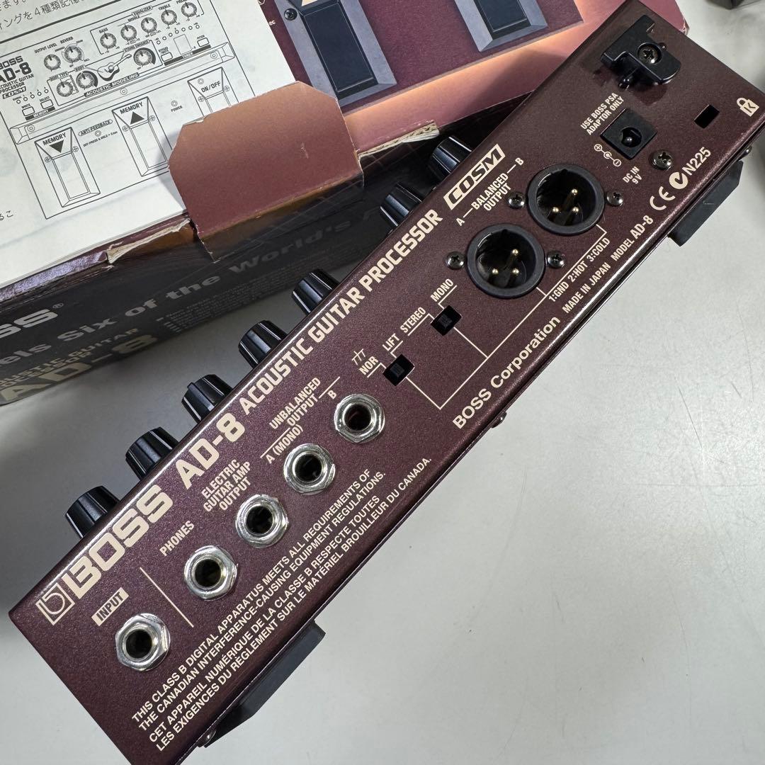 ジャンク品】BOSS AD-8 アコースティックギター エフェクター
